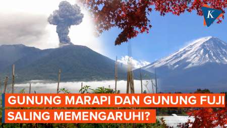 Benarkah Letusan Gunung Marapi Pengaruhi Aktivitas Gunung Fuji?