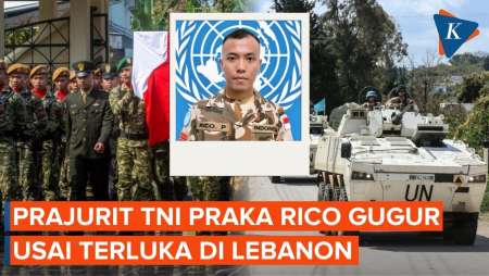 Prajurit TNI Praka Rico Pramudia Gugur Usai Luka Akibat Serangan Di Lebanon