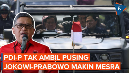 PDI-P Tak Ambil Pusing Jokowi dan Prabowo Makin 