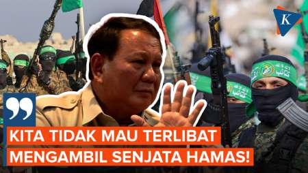 Prabowo Tegaskan Indonesia Tidak Akan Terlibat Pelucutan Senjata Hamas