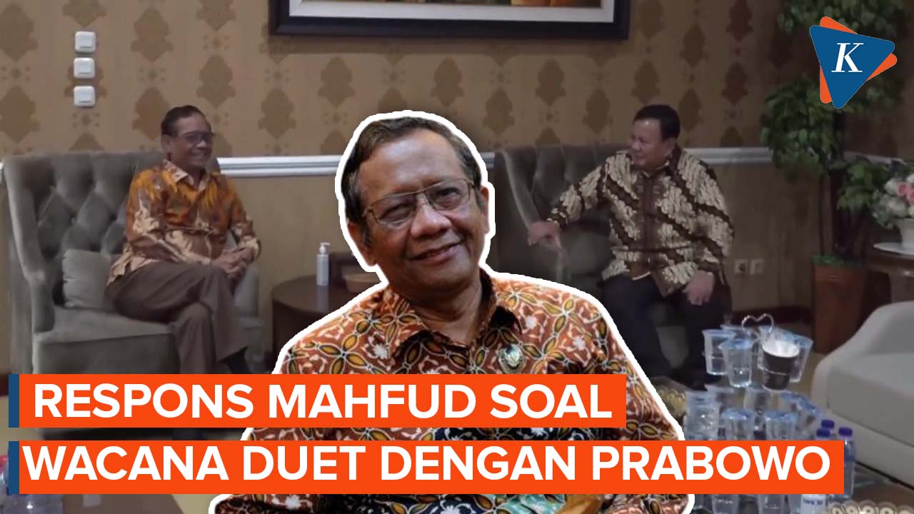 Kata Mahfud soal Disebut Cocok Duet dengan Prabowo di Pilpres