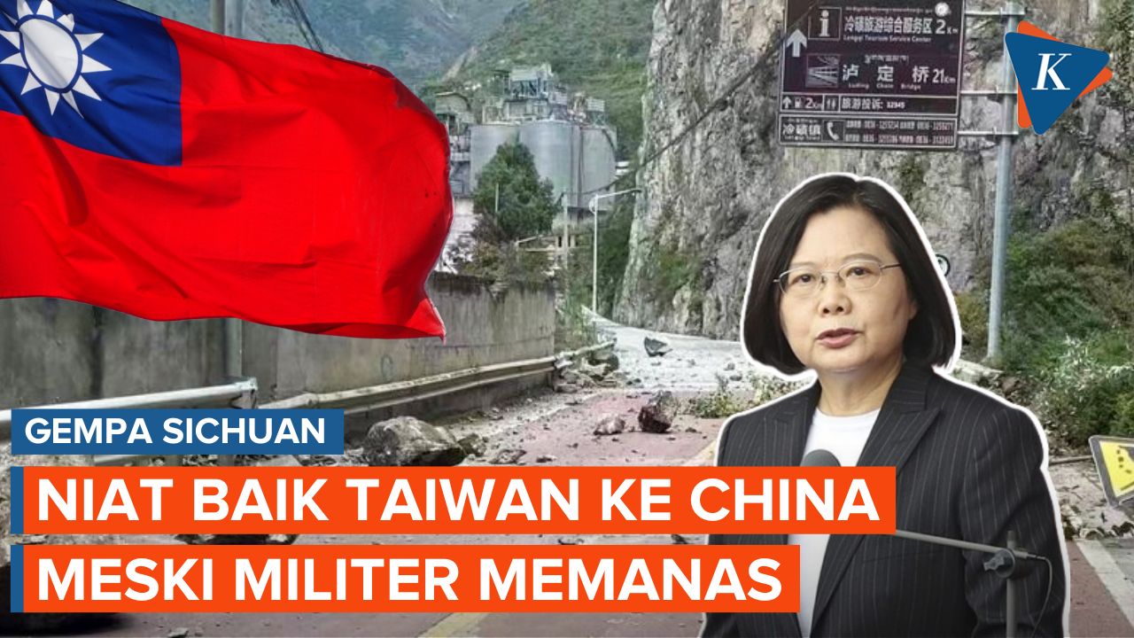 Meski Tegang, Taiwan Ikut Berduka atas Gempa di Sichuan China