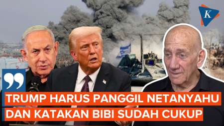 Mantan PM Israel: Trump Harus Tekan Netanyahu agar Perang di Gaza Berakhir