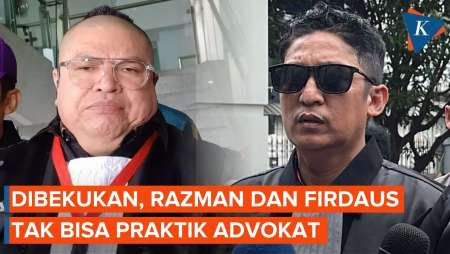 Razman dan Firdaus Oiwobo Tak Bisa Praktik di Pengadilan Usai Sumpah Advokat Dibekukan