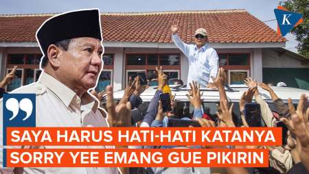 Prabowo: Katanya Saya Harus Bicara Santun, 