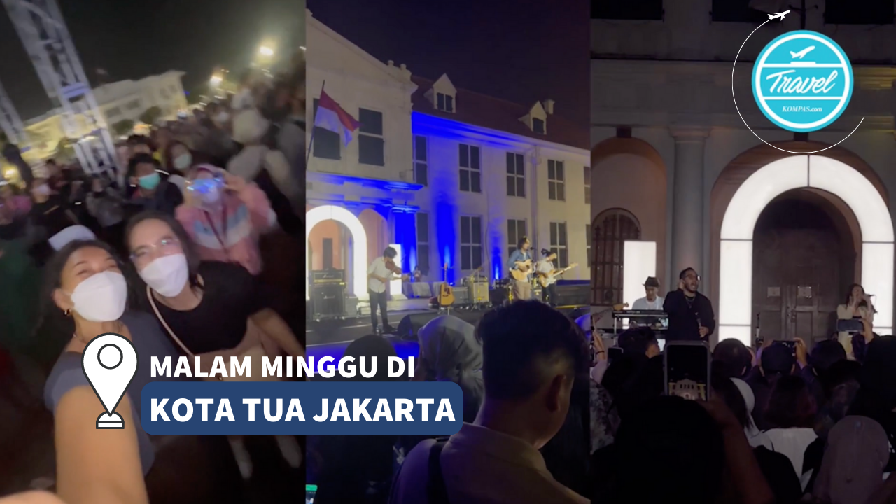 Malam Minggu di Kota Tua Jakarta, Romantis Banget