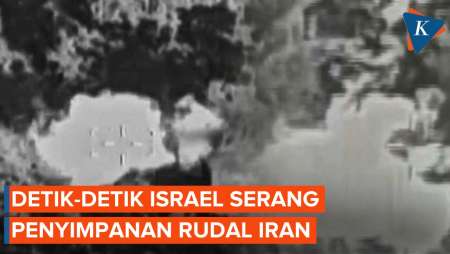 Rekaman Detik-detik Israel Serang Fasilitas Penyimpanan Rudal Iran