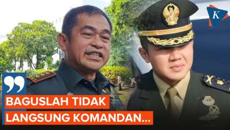 Mayor Teddy Tak Langsung Jadi Komandan Batalyon, KSAD Maruli Anggap Bagus