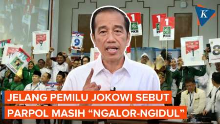 Jokowi Sebut Parpol Masih Ngalor-Ngidul Jelang Pemilu 2024