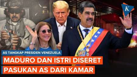Presiden Maduro Dan Istri Diseret Dari Kamar Oleh Pasukan AS, Lalu Dibawa Ke Kapal