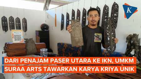 Dari Penajam Paser Utara ke IKN, UMKM Suraa Arts Tawarkan Karya Kriya Unik