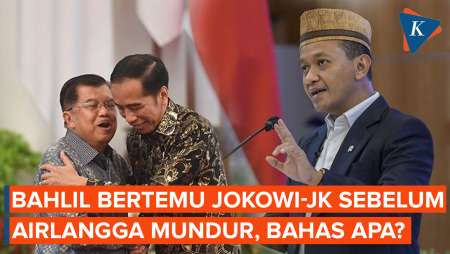 Bahlil Ungkap Isi Pertemuan dengan Jokowi-JK Sebelum Airlangga Mundur dari Ketum Golkar