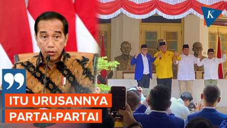 Jokowi Tegaskan Dirinya Presiden Bukan Ketua Partai, Tak Ikut Campur PAN-Golkar Dukung Prabowo