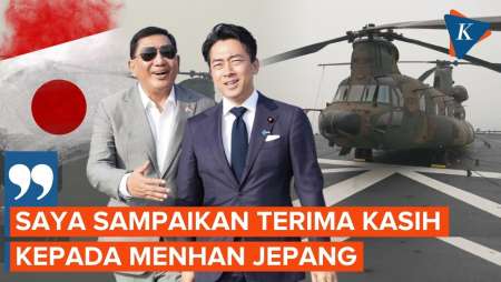 Menhan Sjafrie Berterima Kasih Ke Jepang Mau Kerahkan Heli Tangani Karhutla