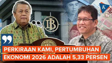 Beda dari Purbaya, BI Proyeksikan Ekonomi Tumbuh 5,33 Persen pada 2026