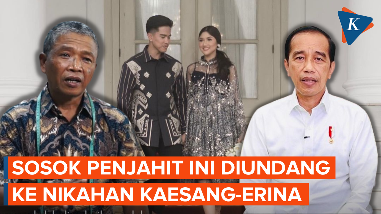 Bukan Hanya Pejabat, Tukang Jahit Ini juga Diundang Jokowi ke Pernikahan Kaesang