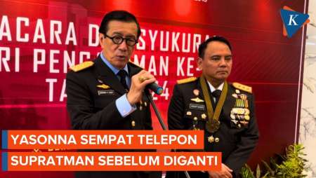 Isi Percakapan Telepon Yasonna dan Supratman Sebelum 