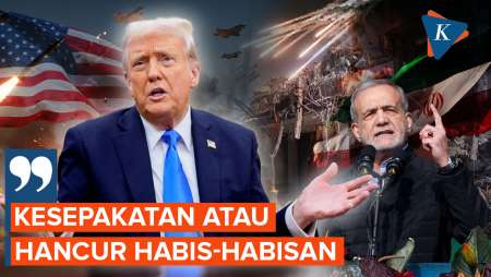 Trump Beri Dua Opsi Untuk Iran, Capai Sepakat Atau Hancurkan Total!