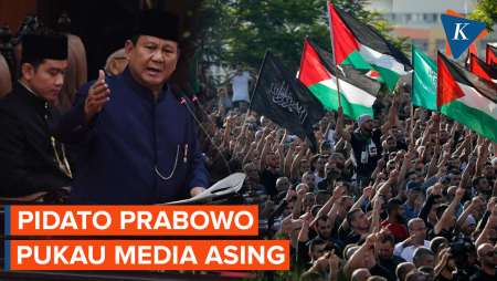 Pidato Perdana Presiden Prabowo Pukau Media Turkiye