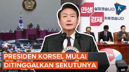 Presiden Yoon Mulai Ditinggalkan Buntut Umumkan Darurat Militer