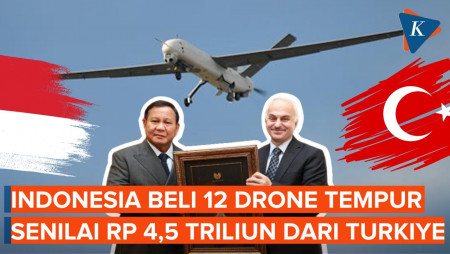 Prabowo Beli 12 Drone ANKA dari Turkiye Senilai Rp 4,5…