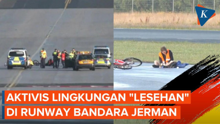 Detik-detik Aktivis Lingkungan Jerman Terobos Bandara dan 