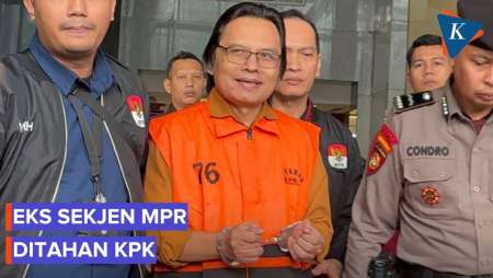 Eks Sekjen MPR RI, Ma'ruf Cahyono Ditahan KPK 