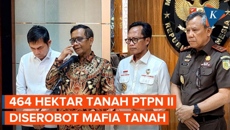 Mahfud MD Ungkap 464 Hektar Lahan PTPN di Deli Serdang Diserobot Mafia Tanah