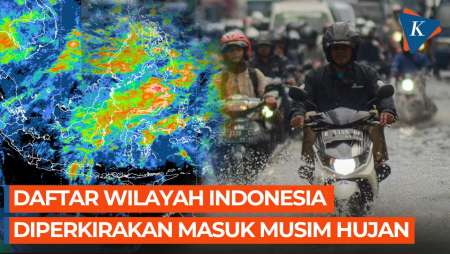 Wilayah Indonesia yang Sudah Masuk Musim Hujan, Mana Saja?