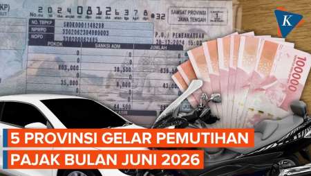 5 Provinsi Gelar Pemutihan Pajak Kendaraan 2026, Mana Saja?