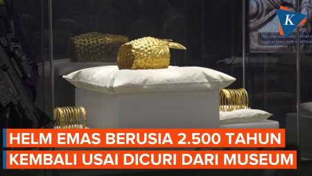 Penampakan Helm Emas Berusia 2.500 Tahun Yang Sempat Dicuri Dari Museum Belanda