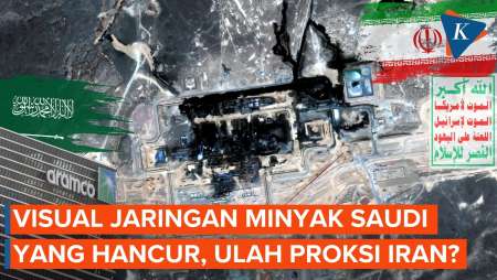 Citra Satelit Pipa Minyak Saudi Yang Rusak Parah, Digempur Proksi Iran Di Irak?