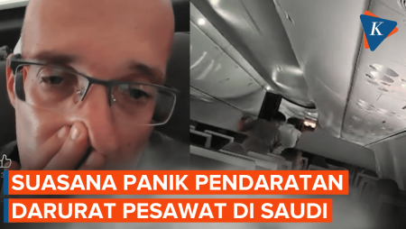 Suasana Dalam Pesawat saat Flydubai Mendarat Darurat di Saudi
