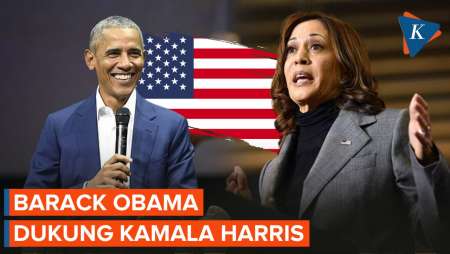 Barack Obama Dukung Kamala Harris Maju Pilpres AS