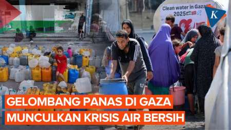 Di Tengah Gempuran Israel, Warga Gaza Terpapar Gelombang Panas dan Krisis Air Bersih