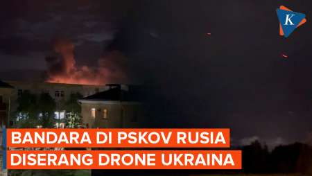 Drone Ukraina Serang Bandara Rusia di Dekat Negara NATO