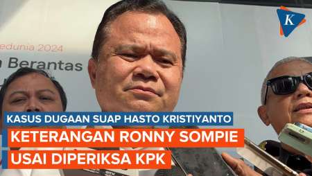 Diperiksa KPK, Eks Dirjen Imigrasi Ronny Sompie Dicecar 22 Pertanyaan