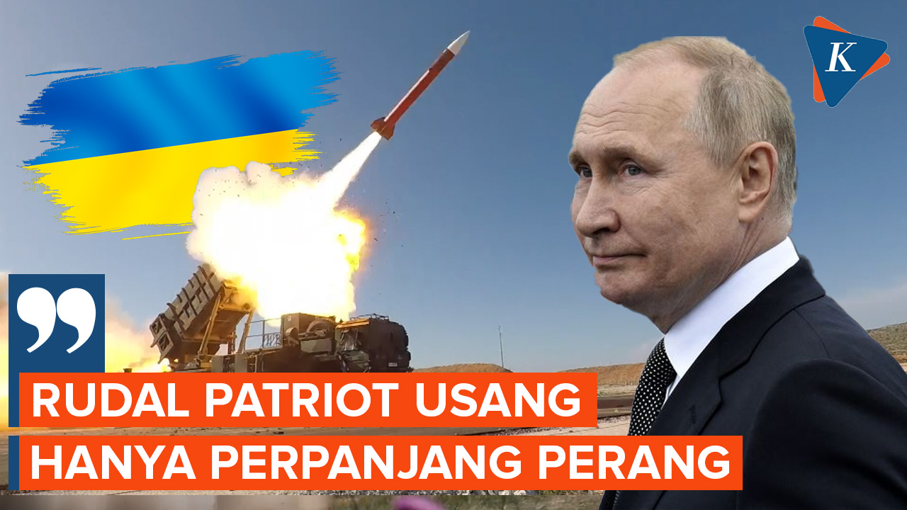 Putin Santai Ukraina Dapat Rudal Patriot