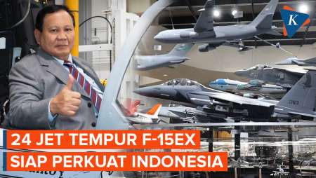 24 Jet Tempur F-15EX Siap Perkuat Pertahanan Udara RI