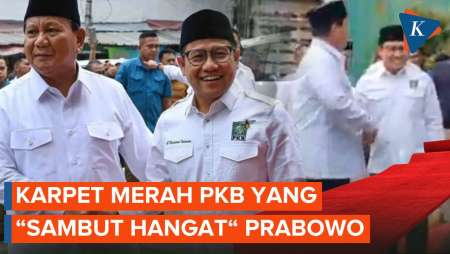 Kala Kedatangan Prabowo di DPP PKB 