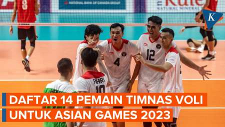 Daftar 14 Pemain Timnas Voli Putra untuk Asian Games 2023, ke Mana Rivan Nurmulki?