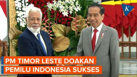 Bertemu Presiden Jokowi, PM Timor Leste Doakan Pemilu Indonesia Sukses