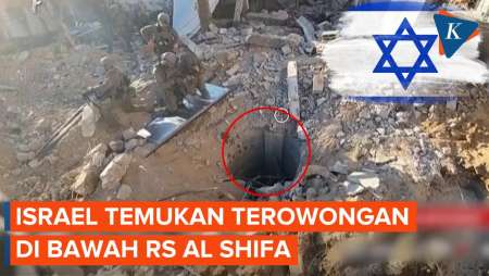 Israel Klaim Temukan Terowongan di Bawah RS Al Shifa