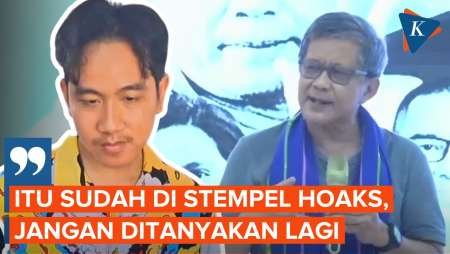 Gibran Tanggapi Tudingan Rocky Gerung soal Setoran Menteri untuk Solo