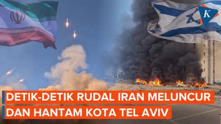 Detik-detik Iran Luncurkan Rudal Balistik Emad dan Ghadr Hantam Tel Aviv