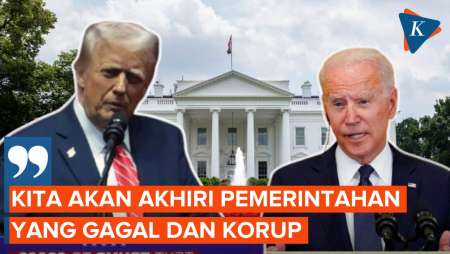 Jelang Dilantik, Trump Kritik Pemerintahan Biden Gagal dan Korup