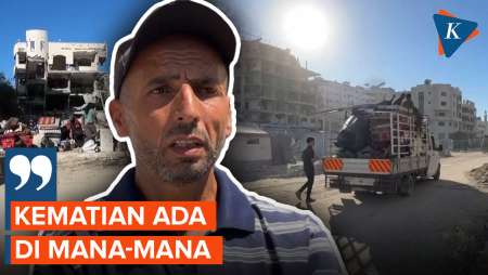 Momen Warga Palestina Berkali-kali Mengungsi, Sebut 