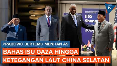 Prabowo Bertemu Menhan AS, Bahas Isu Gaza hingga Ketegangan di Laut China Selatan