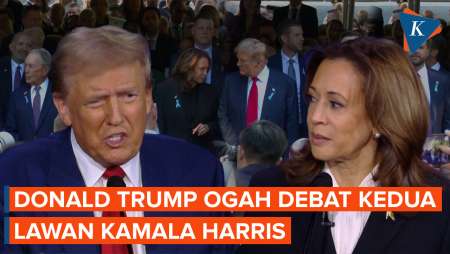 Trump Tolak Debat Lagi Lawan Harris, Merasa Sudah Menang