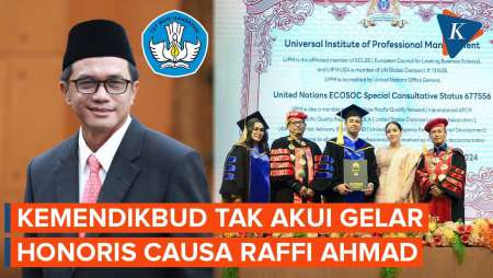 Gelar Honoris Causa Raffi Ahmad dari UIPM Tak Diakui Kemendikbud